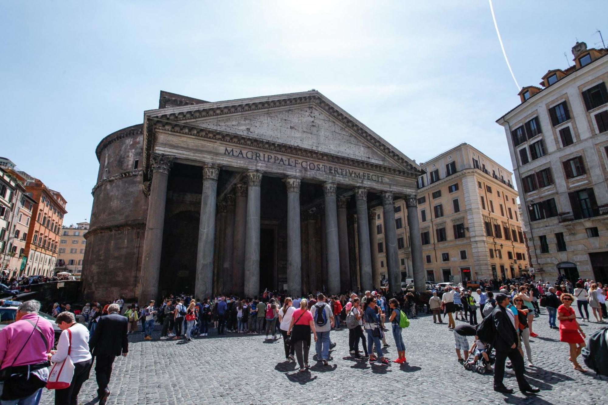 Above Pantheon Roof